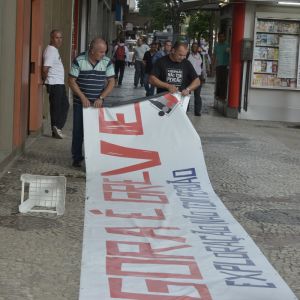 Greve dos Bancários 1º dia