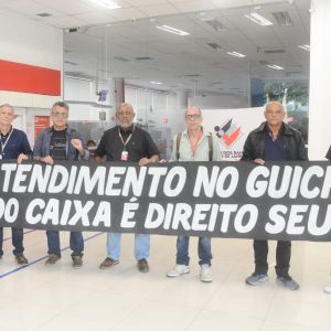 Manifestação Bradesco contra demissões na Barra da  Tijuca