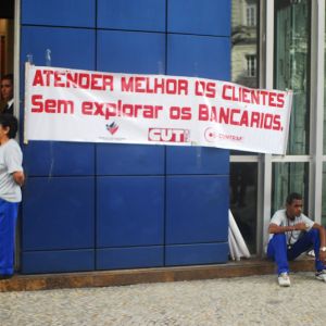 Protesto Caixa Econômica Federal pela jornada de 6 horas