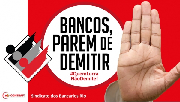 Sexta-feira é dia de tuitaço contra demissões nos bancos