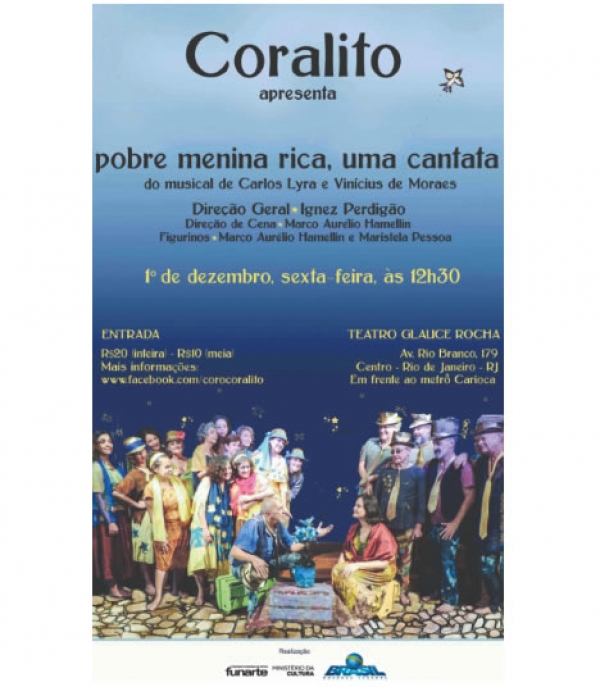 No Glauce Rocha, musical de Carlos Lyra e Vinícius de Moraes