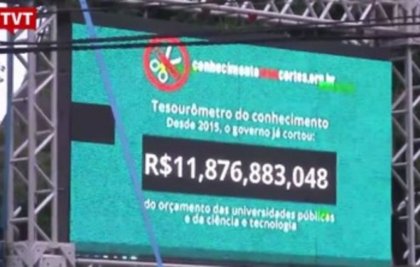 &#039;Tesourômetro&#039; se aproxima da marca de R$ 12 bi em perdas para a ciência