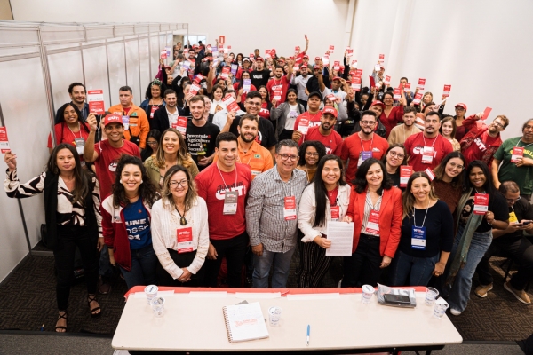 CARAS NOVAS - Jovens debatem, como parte das atividades do 14º Concut, sobre a maior participação da juventude no movimento sindical 