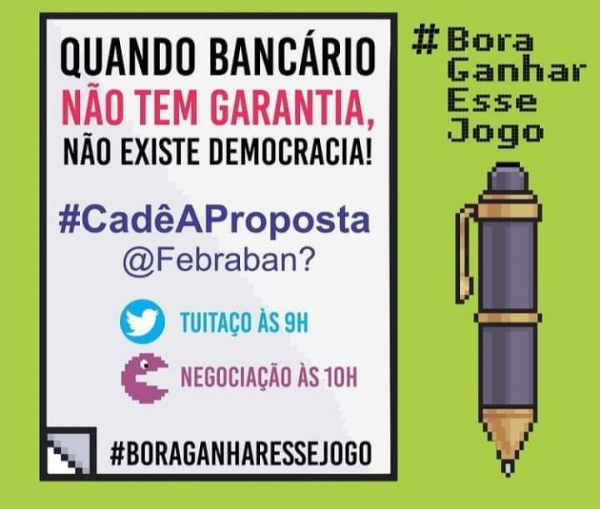 Hoje tem tuitaço a partir das 9h