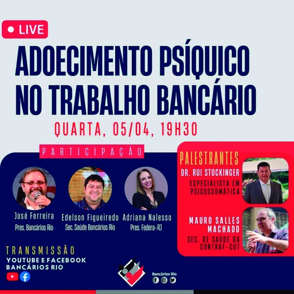 Live vai debater doença psíquica