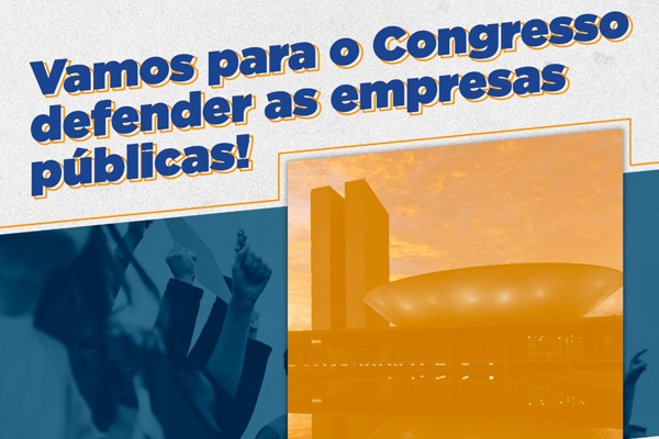 Comitê realiza mobilização no Congresso em defesa das empresas públicas