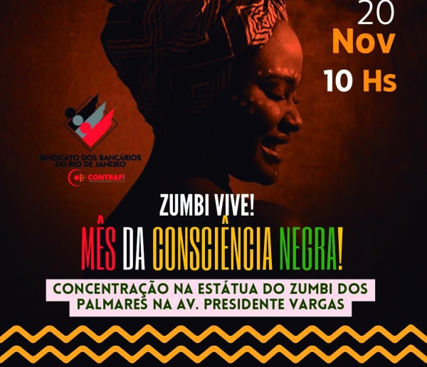 Banc&aacute;rios v&atilde;o participar de ato da Consci&ecirc;ncia Negra