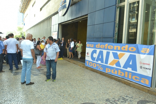 Assembleia na quinta (22) pode  aprovar estado de greve na Caixa