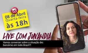 Presidenta da Contraf-CUT fará live no Instagram nesta quarta-feira (8)