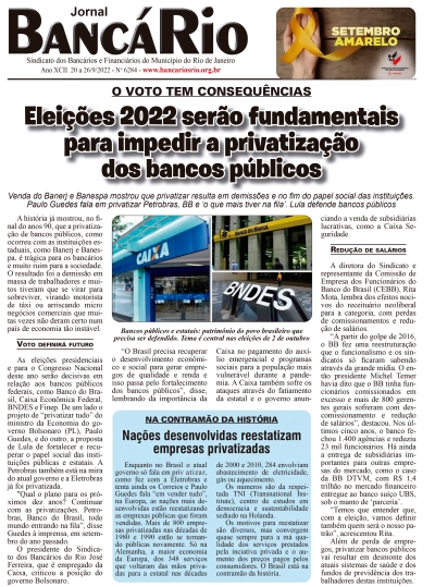 Bancário 6284 de 20 a 26/9/2022