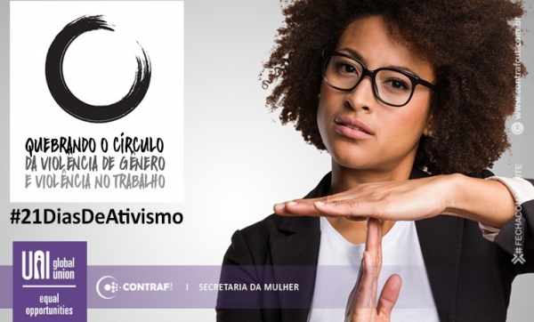 21 dias de ativismo pelo fim da violência contra as mulheres