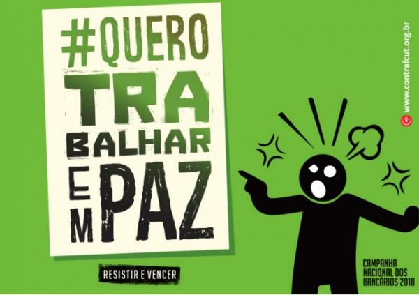 A hasthag Quero Trabalhar Em Paz permaneceu por duas horas no topo dos moments no Twitter