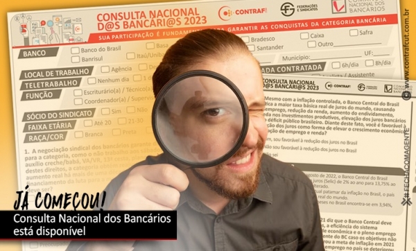 Participe da Consulta Nacional dos bancários