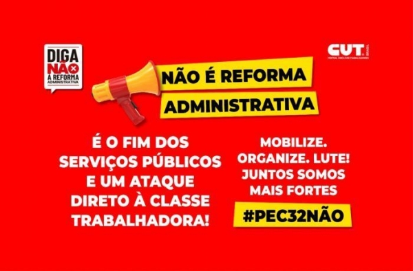 Servidores mantêm pressão com vigília e atos contra a PEC 32, nesta terça (28)