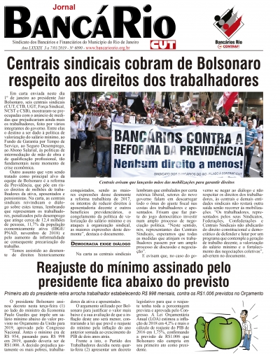 Bancário 6090 - Edição de 3 a 7/1/2019