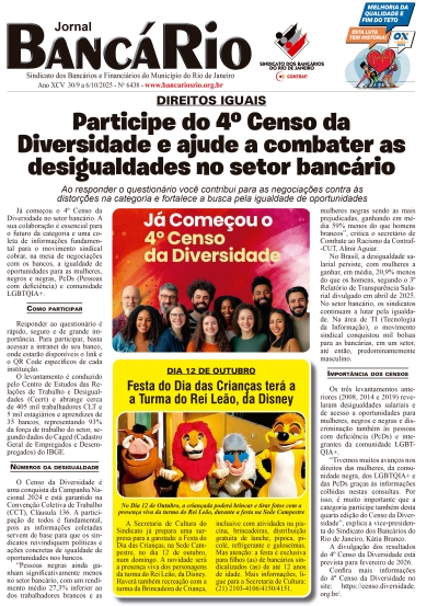 Banc&aacute;rio 6438 de 30/9 a 6/10/2025