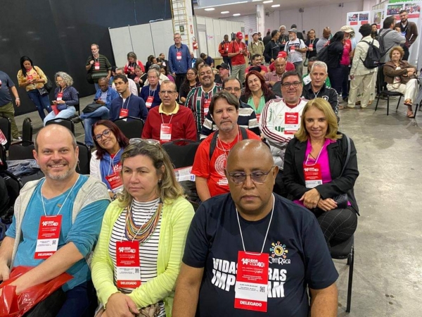 Dirigentes sindicais bancários do Rio participam do 14º Concut, em São Paulo. Desafios como o fortalecimento da negociação coletiva e a garantia dos empregos frente ao avanço das novas tecnologias estão na pauta do encontro