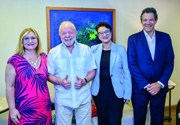 Rita Serrano, presidenta da Caixa, e Tarciana, do Banco do Brasil