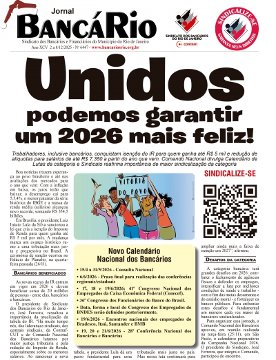 Banc&aacute;rio 6447 de 2 a 8/12/2025