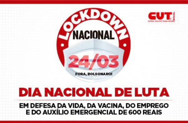 Trabalhadores vão fazer lockdown de 24  horas e protestar exigindo vacina para todos