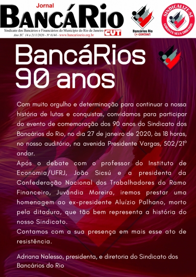 Bancário 6144 - Edição de 14 a 21/1/2020