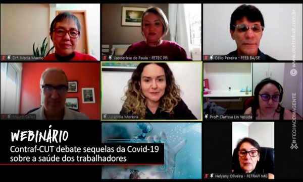 Webinário da Contraf-CUT aborda as sequelas da Covid-19 sobre a saúde dos trabalhadores