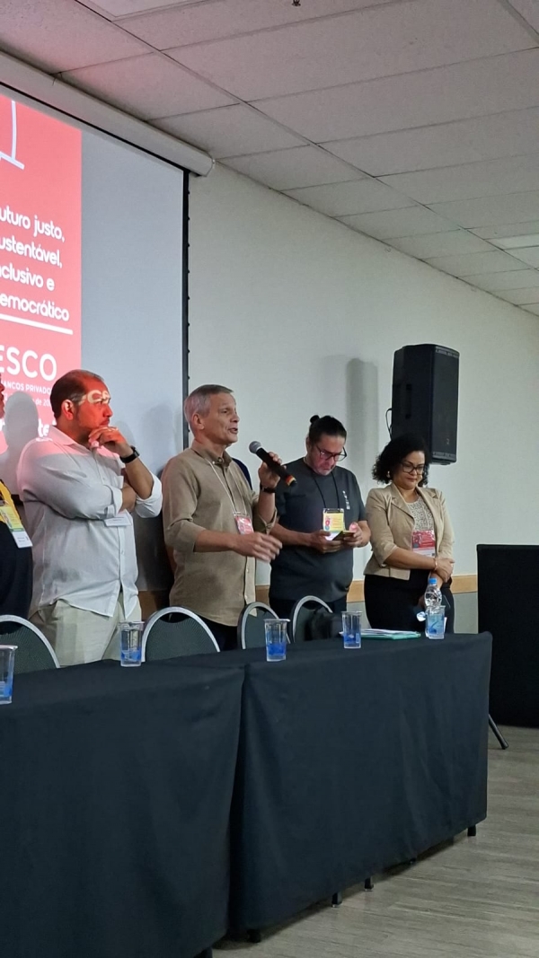 O diretor do Sindicato do Rio, membro da COE, Leuver Ludolff, defendeu a unidade dos funcionários contra os ataques do Bradesco aos empregos e direitos dos bancários 