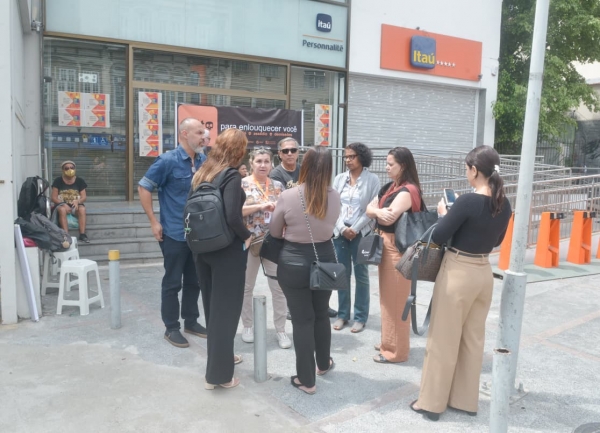 A diretora do Sindicato, Maria Izabel: "&ldquo;O bolsa-educa&ccedil;&atilde;o foi o principal ponto do ACT que renovamos com o banco". Foto: Nando Neves.