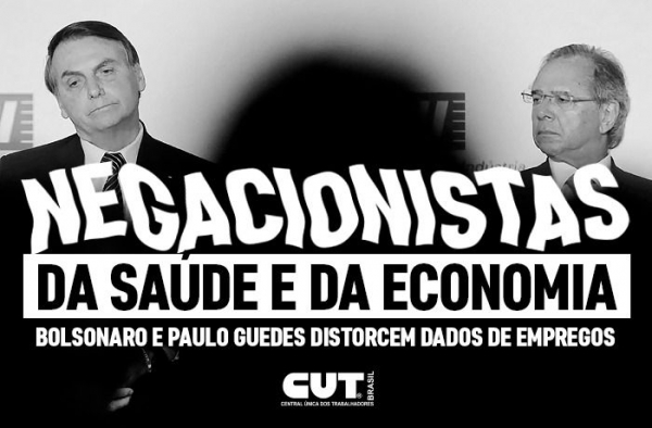 Negacionista também na economia: dados de emprego do governo não são reais