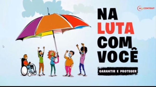 A arte e o mote da Campanha dos Bancários 2020 foram apresentados na Conferência Nacional, neste sábado (18)