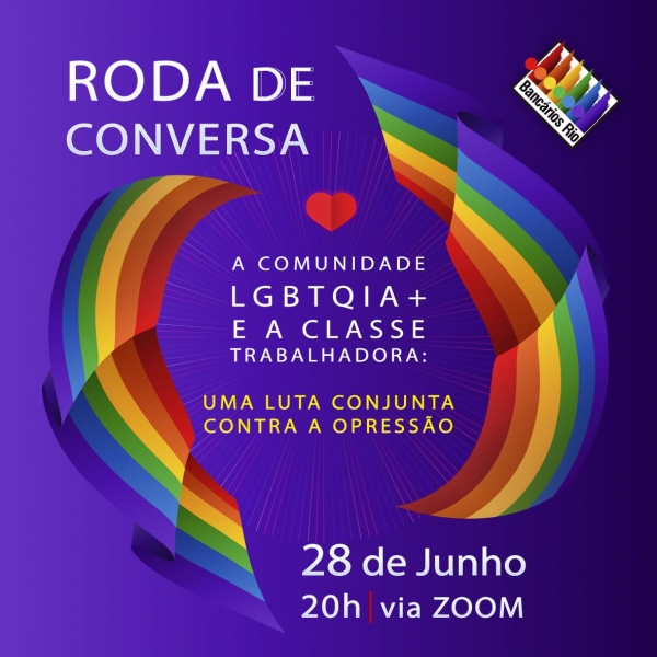 Hoje, às 20h, tem live sobre a comunidade LGBTQIA+