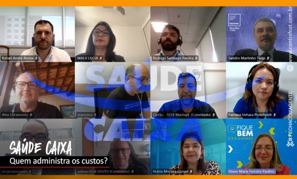 Reunião virtual do GT. Próxima será presencial