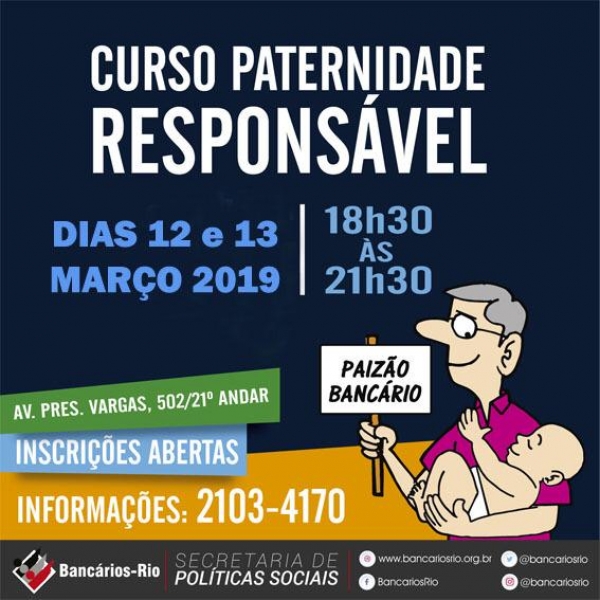 PAIZÃO BANCÁRIO - Novo curso dias 12 e 13 de março