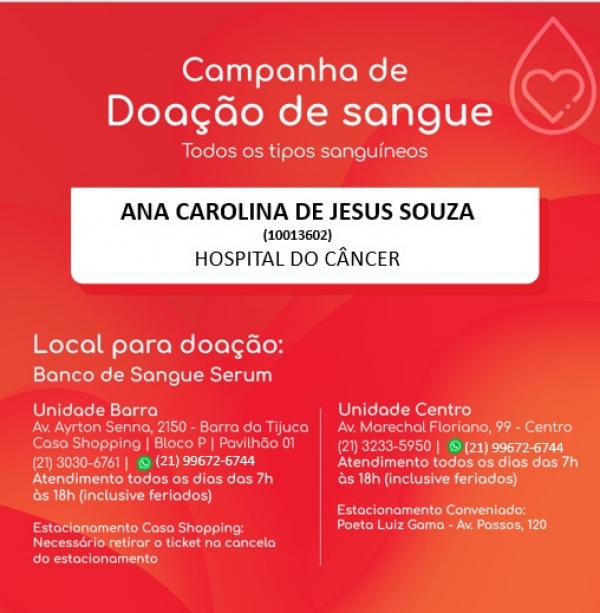 SOS sangue