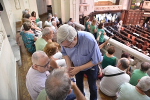  Ronald Carvalhosa com banerjianos beneficiários do PL3213, na galeria da Alerj. A luta continua para o governo estadual sancionar a Lei