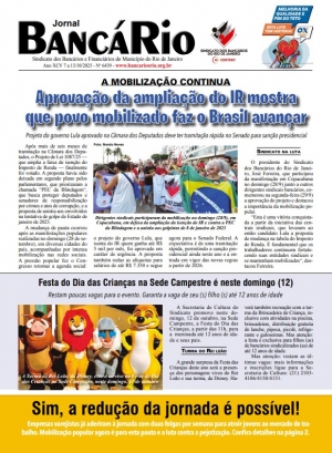 Banc&aacute;rio 6439 de 07 a 13/10/2025