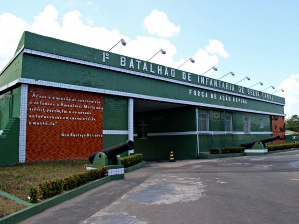 Superfaturamento no 1º Batalhão de Infantaria de Selva, no Amazonas, resulta na condenação de militares, inclusive oficiais do alto escalão 1º Batalhão de Infantaria de Selva Aeromóvel era um dos locais onde esquemas ocorriam — Fot Severiano Legenda: 