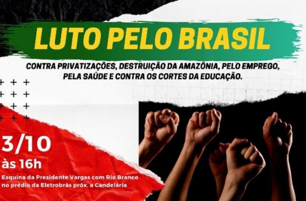 Ato &quot;Luto pelo Brasil&quot; no dia 3 de outubro está nos preparativos finais