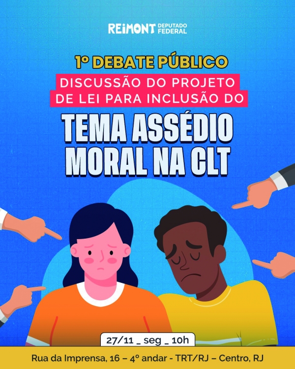 Projeto quer incluir combate ao assédio moral na CLT