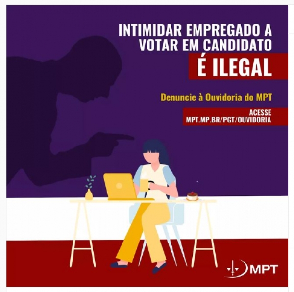 Intimidar empregado a votar em candidato é ilegal