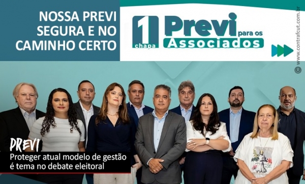 Vote Chapa 1 Previ para os Associados. Eleição começa na sexta-feira (12/4)